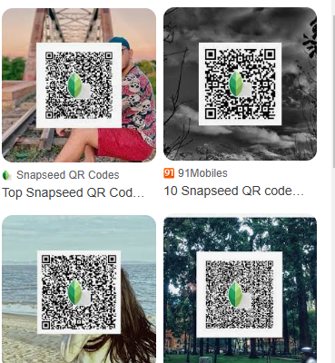 Snapseed QR Codes