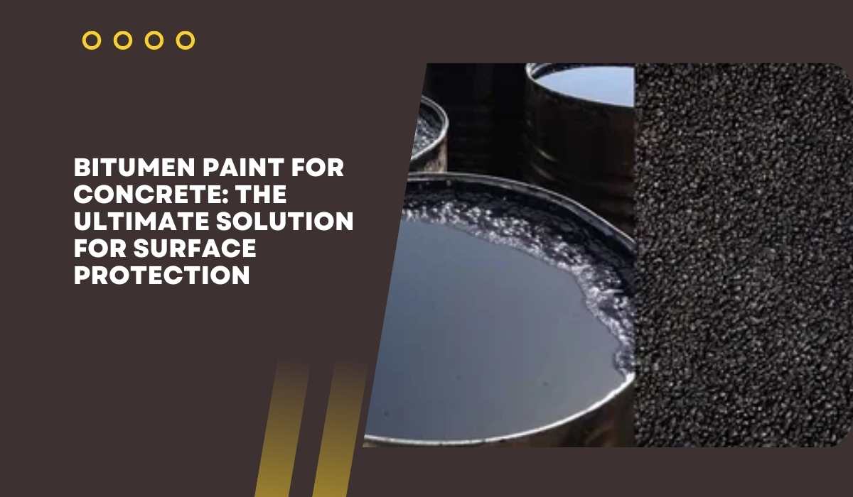 black bitumen paint